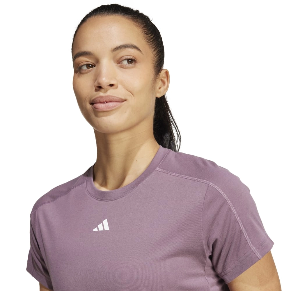 adidas AEROREADY Train Essentials Minimal Branding Crewneck Women's Tee