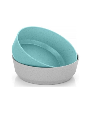 Baby Bowls Or Trays, Blue Gray, Set Of 2