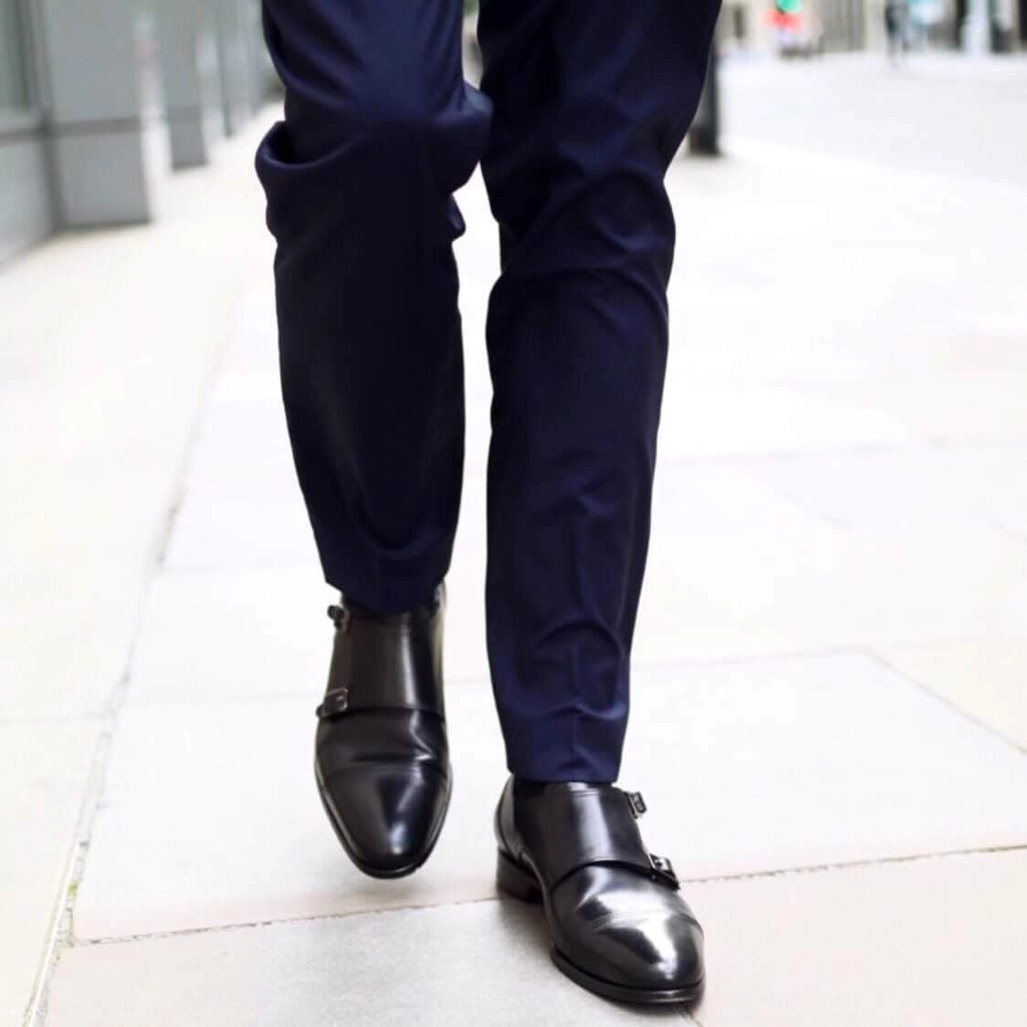 Bourne Monk Strap Black