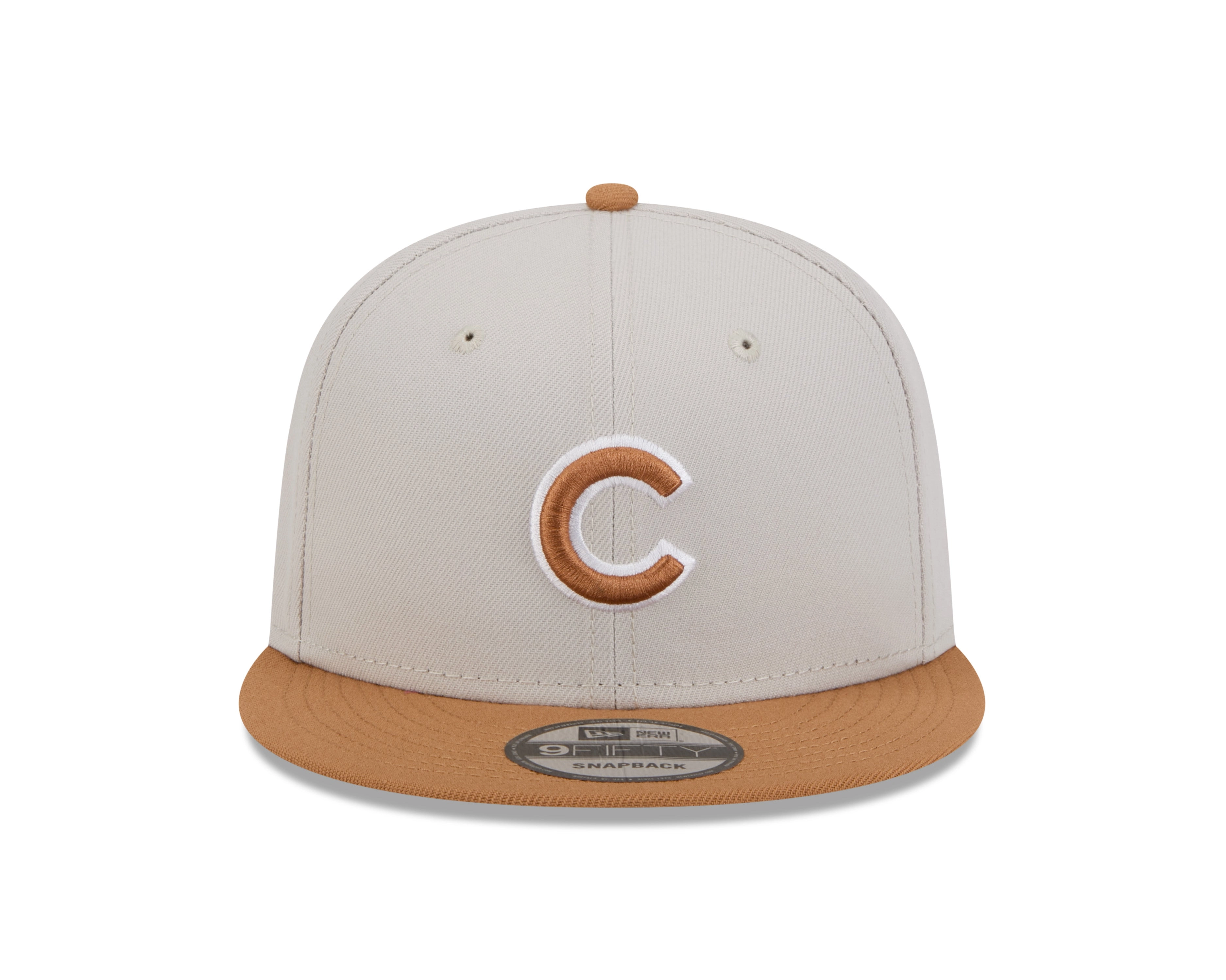 Chicago Cubs New Era Primary 2 Tone Stone/Bronze 9FIFTY Snapback Hat