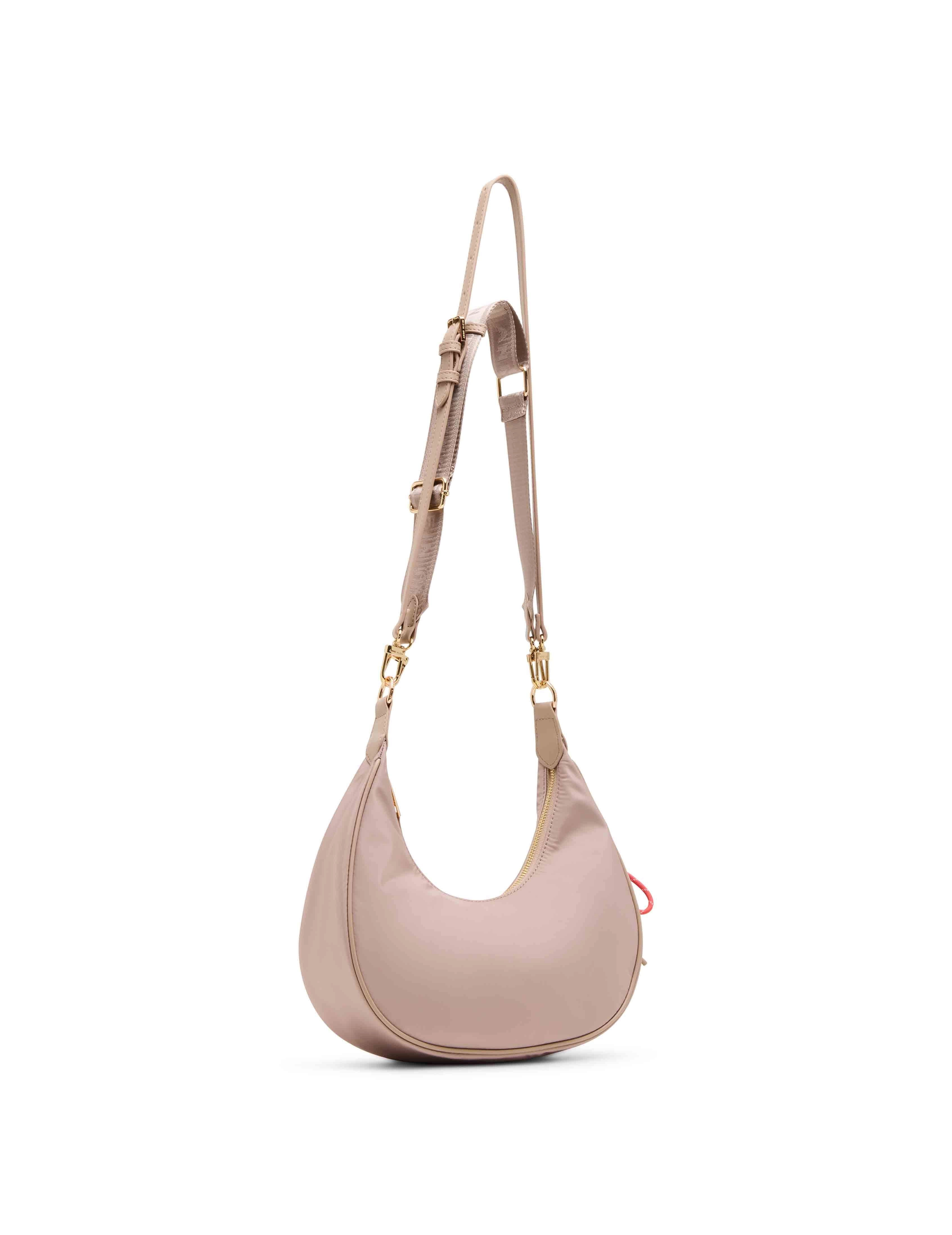 Crescent Shoulder Bag with Detachable Strap