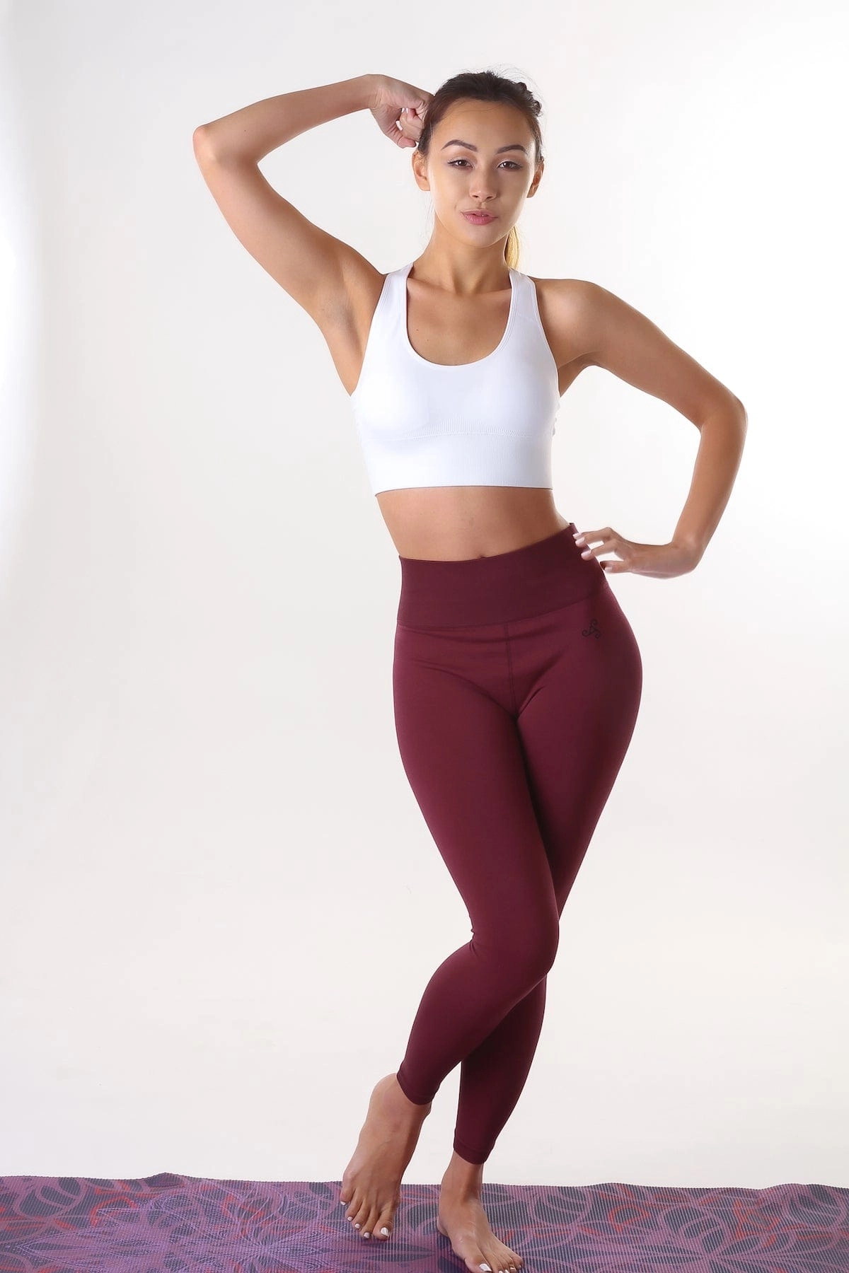 Eco Aria Racer Bra Top - White