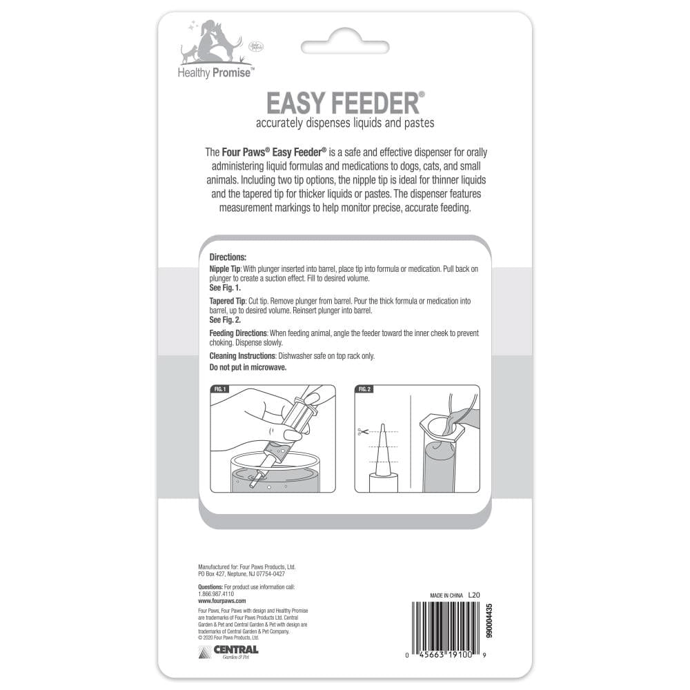 Four Paws Easy Feeder Pet Feeding Syringe for Dogs & Cats