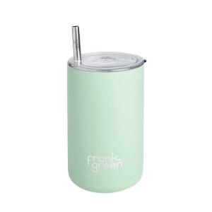 Frank Green Iced Coffee Cup with Straw Mint Gelato