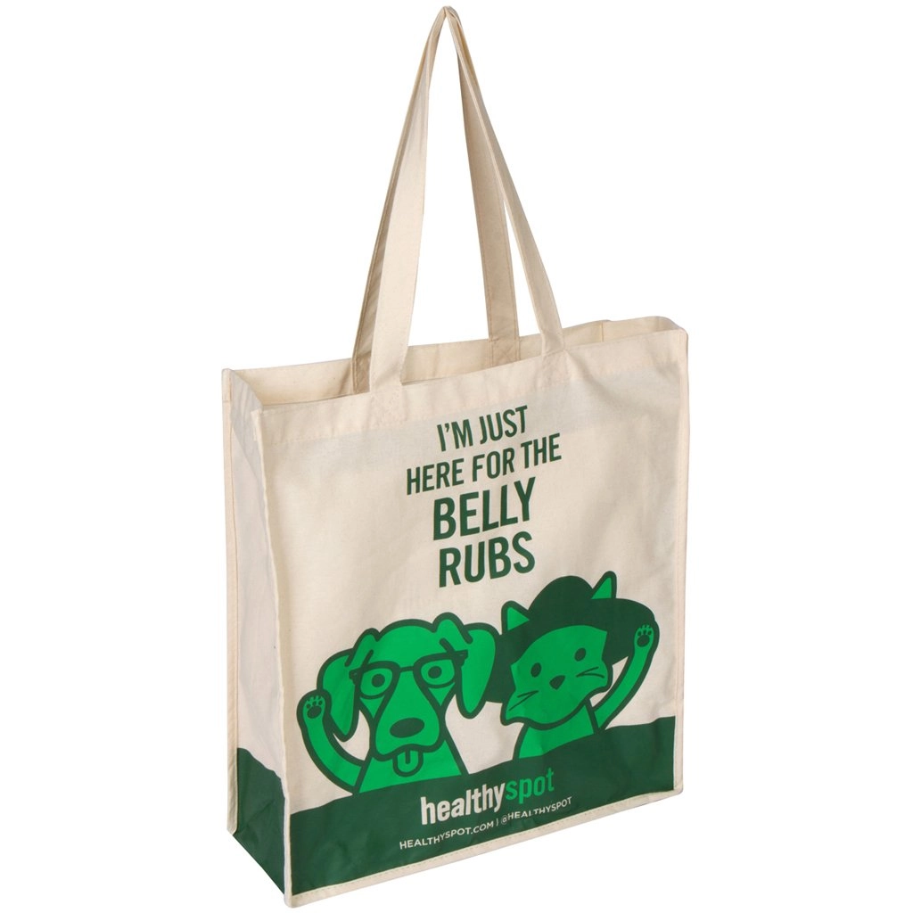 Healthy Spot Cotton Canvas Tote Bag - 15"x5"x16"x5"