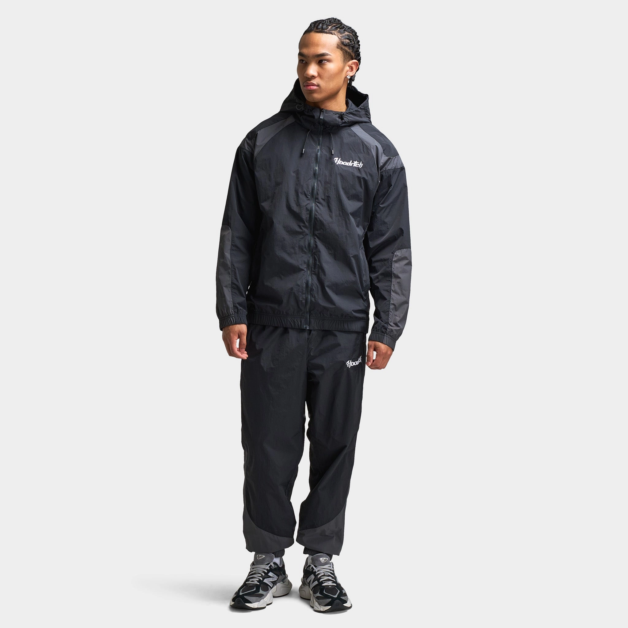 Hoodrich Galaxy Woven Pants Black / Asphalt - White