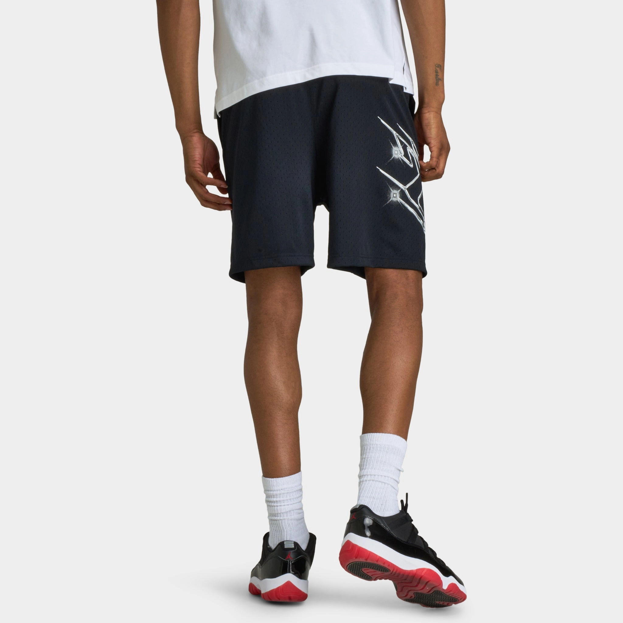 Jordan Sport Dri-FIT Graphic Shorts Black / White