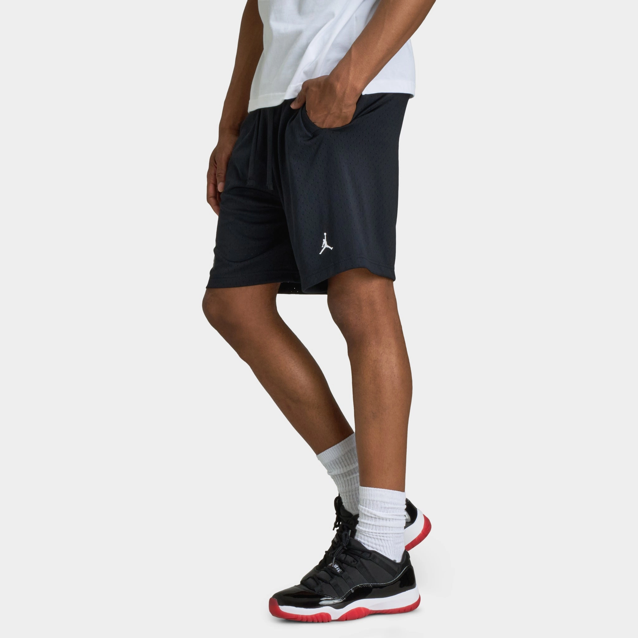 Jordan Sport Dri-FIT Graphic Shorts Black / White