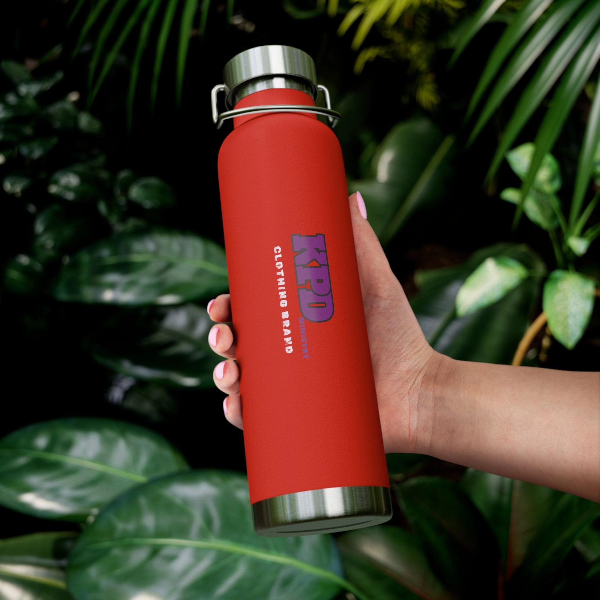 KPD Ministry Stylish 22oz Copper Insulated Water Bottle
