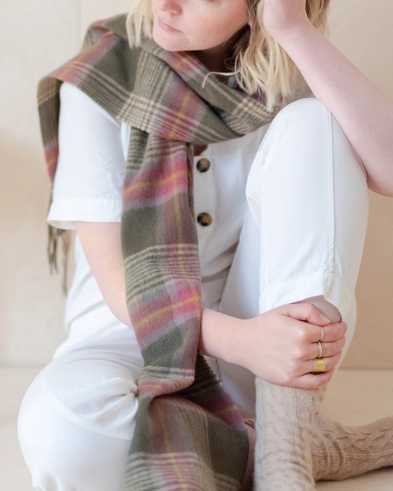 Lambswool Scarf - Heritage Check
