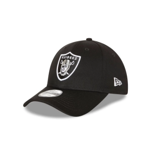 Las Vegas Raiders NFL Essentials Black 9FORTY Cloth Strap