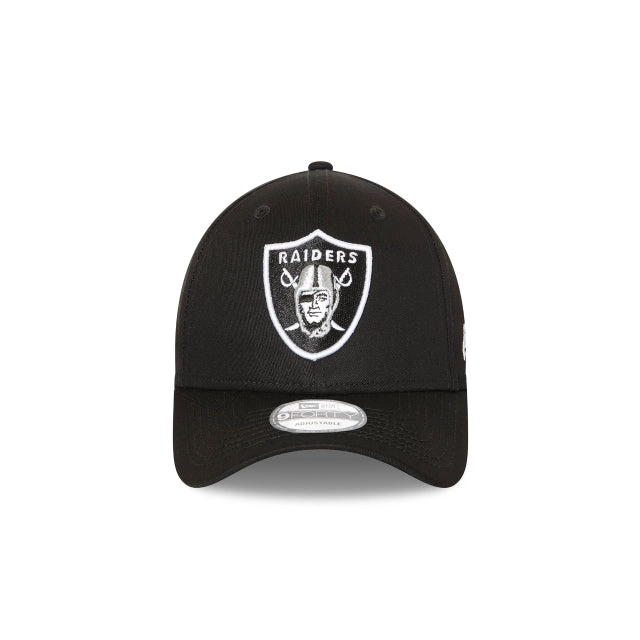 Las Vegas Raiders NFL Essentials Black 9FORTY Cloth Strap