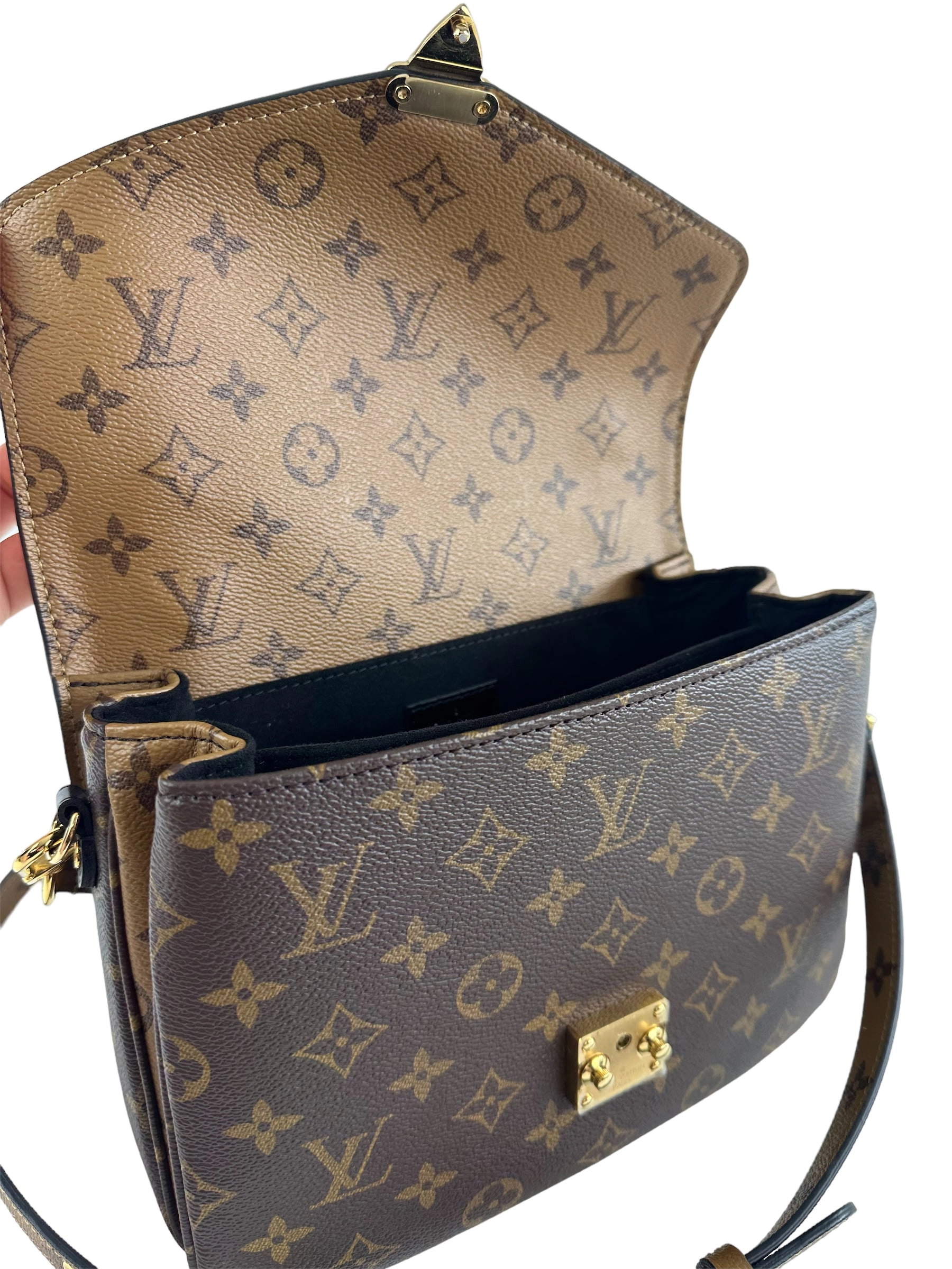 Louis Vuitton Reverse Monogram Canvas Pochette Metis