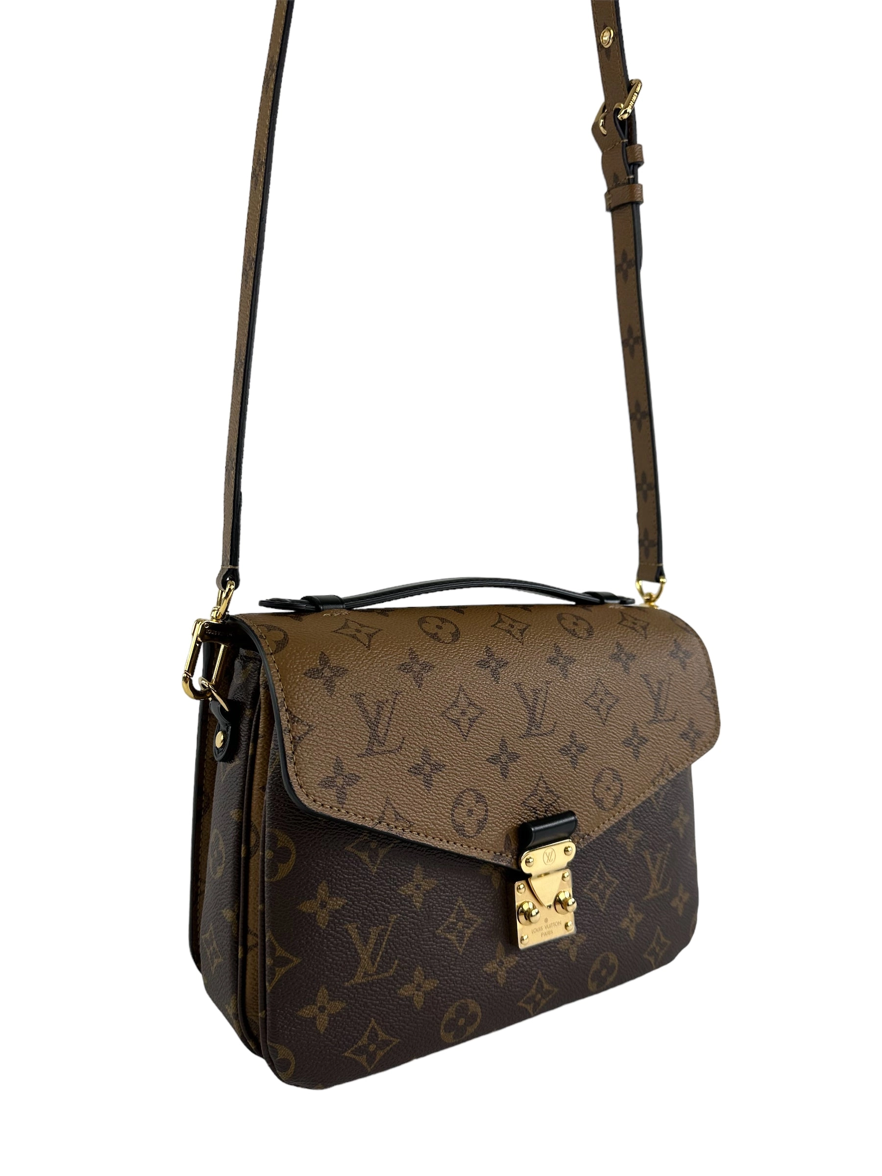 Louis Vuitton Reverse Monogram Canvas Pochette Metis