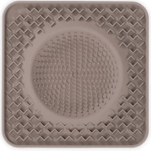Messy Mutts Licking Mat Bowl Grey Dog Bowls