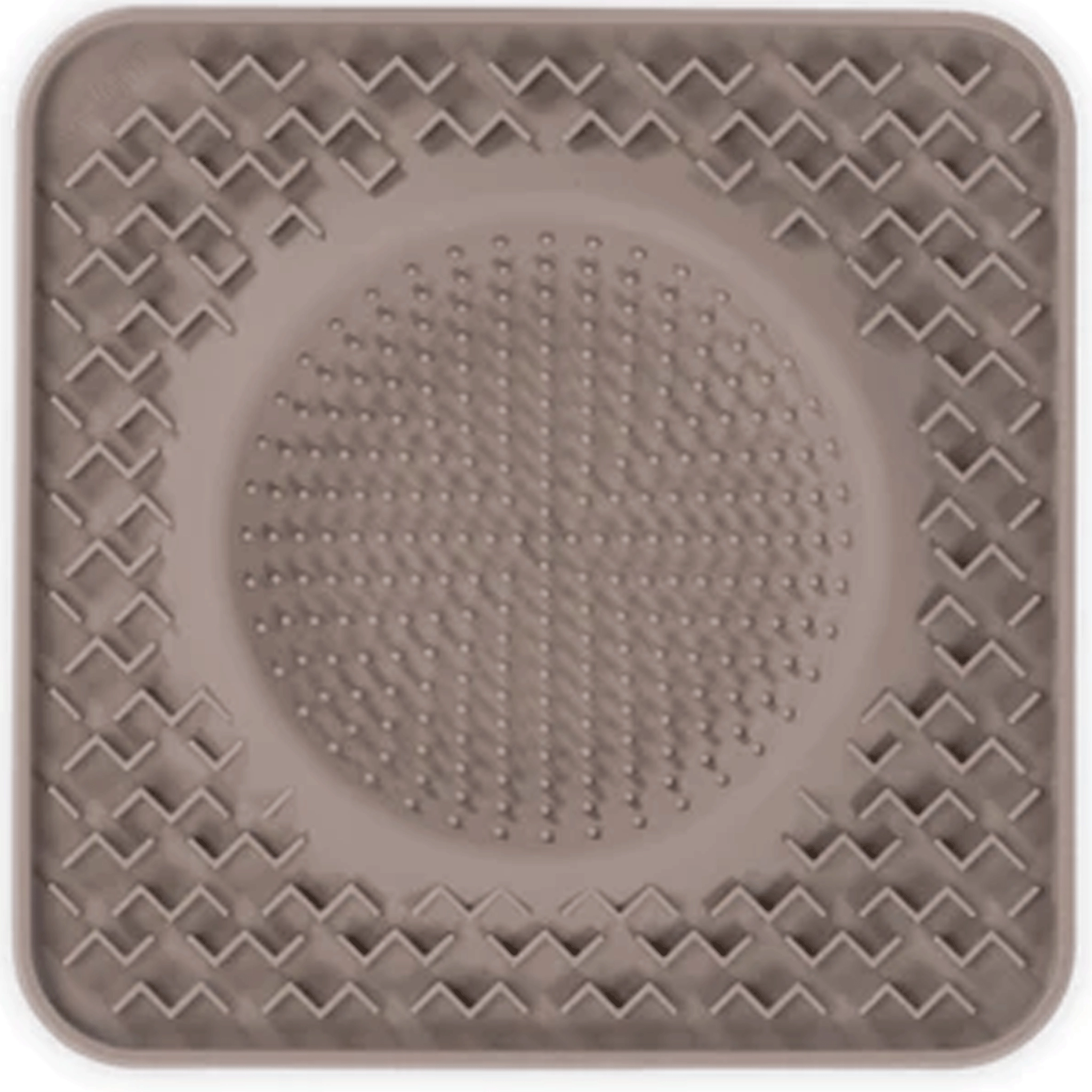 Messy Mutts Licking Mat Bowl Grey Dog Bowls