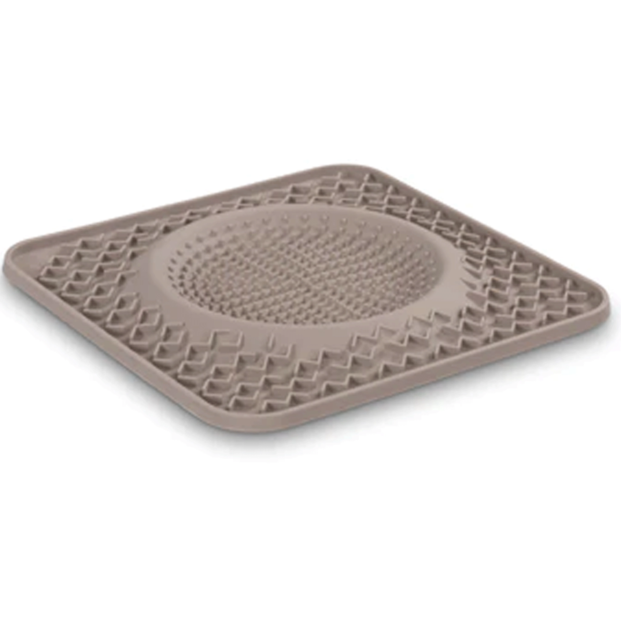 Messy Mutts Licking Mat Bowl Grey Dog Bowls