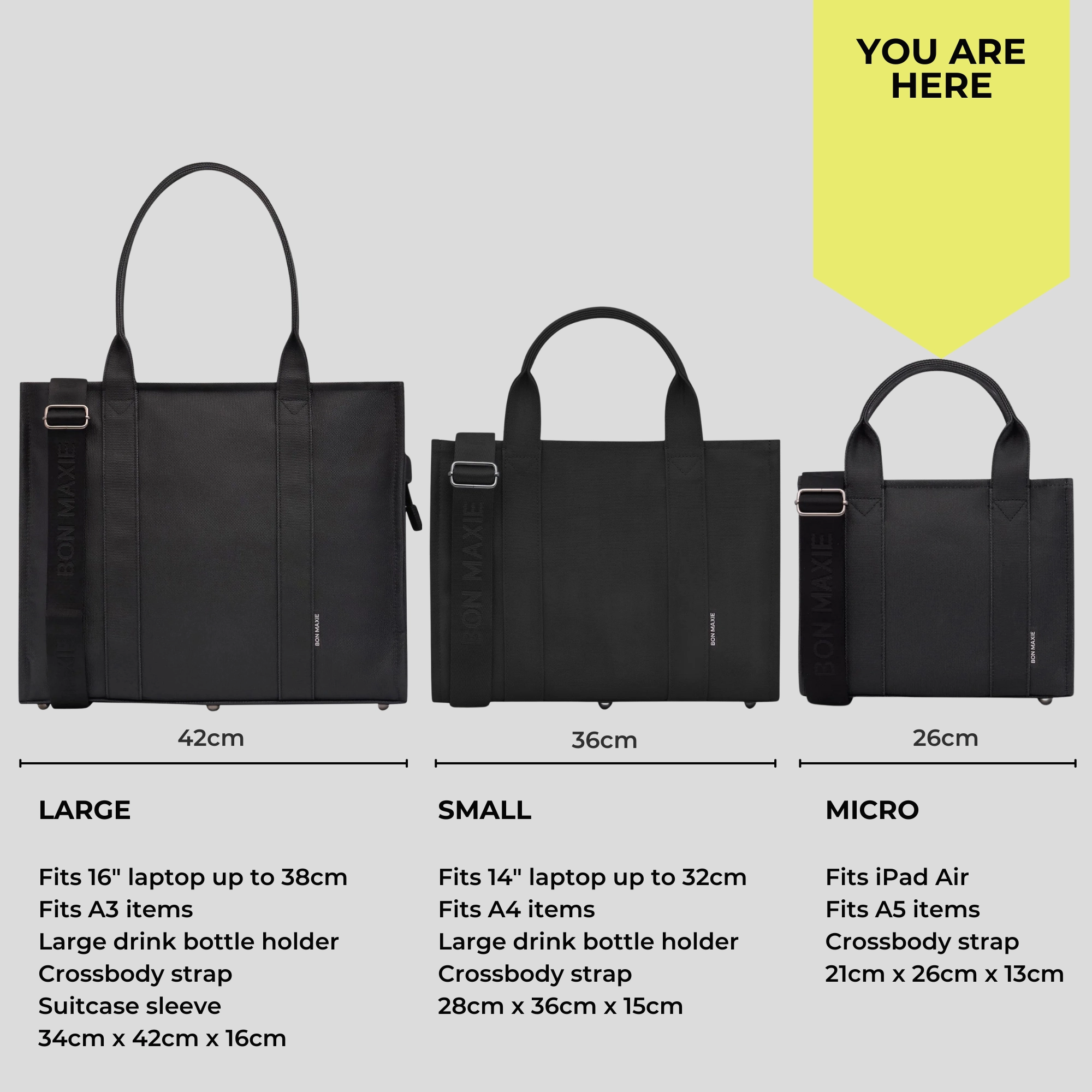 Micro Bon Vivant Structured Tote Bag -- Jute Black Leather