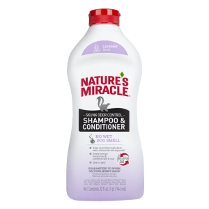 Nature's Miracle Skunk Odor Control Shampoo and Conditioner Lavender 32oz