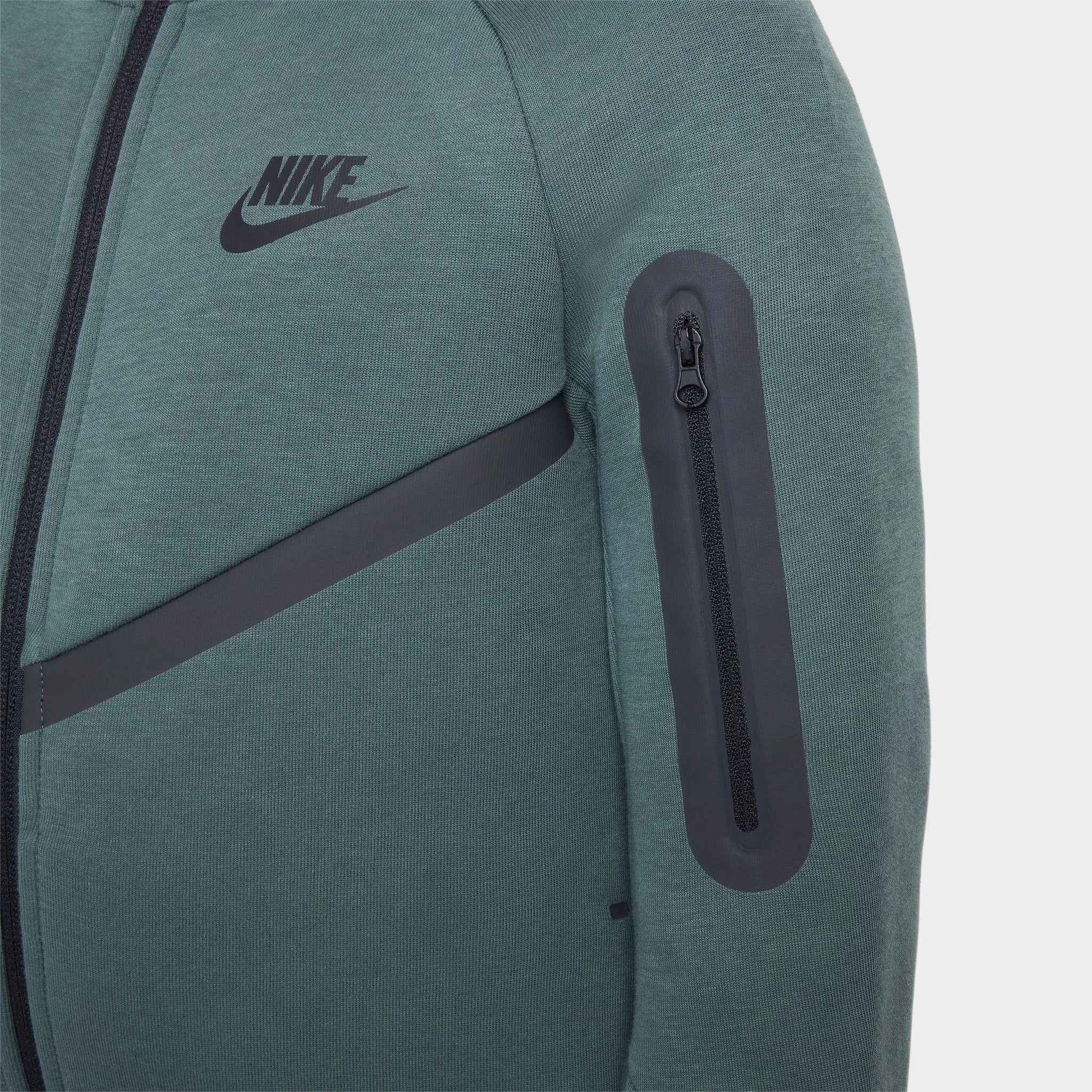 Nike Sportswear Junior Boys' Tech Fleece Hoodie / Vintage Green