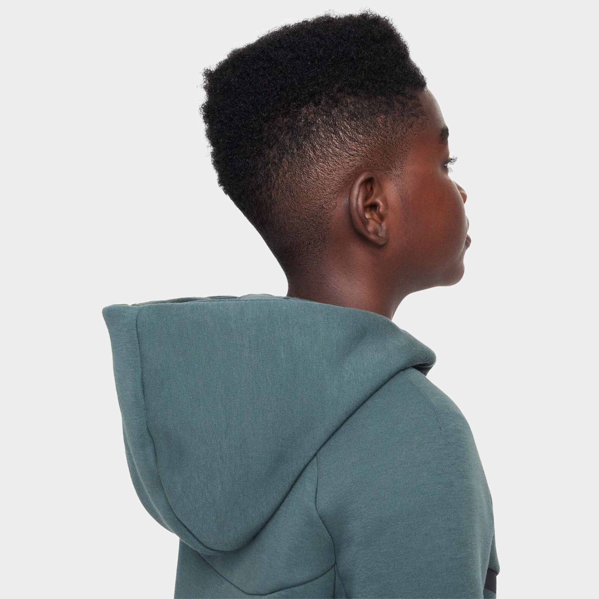 Nike Sportswear Junior Boys' Tech Fleece Hoodie / Vintage Green