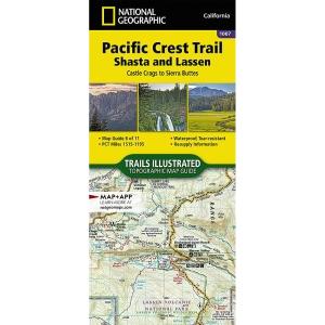Pacific Crest Trail: Shasta and Lassen Map