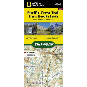 Pacific Crest Trail: Sierra Nevada South Map