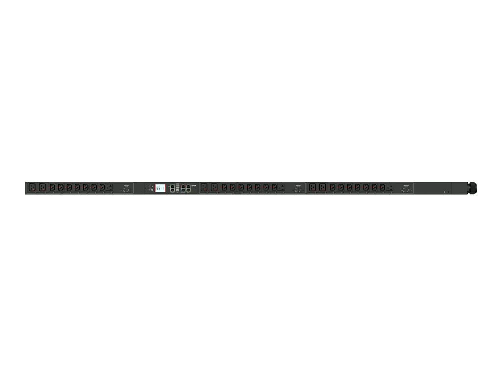 Raritan PX3-5660V-E2K6 - Power distribution unit (rack-mountable) - AC 208 V - 8600 VA - 3-phase WYE (star) - Ethernet 10/100,
