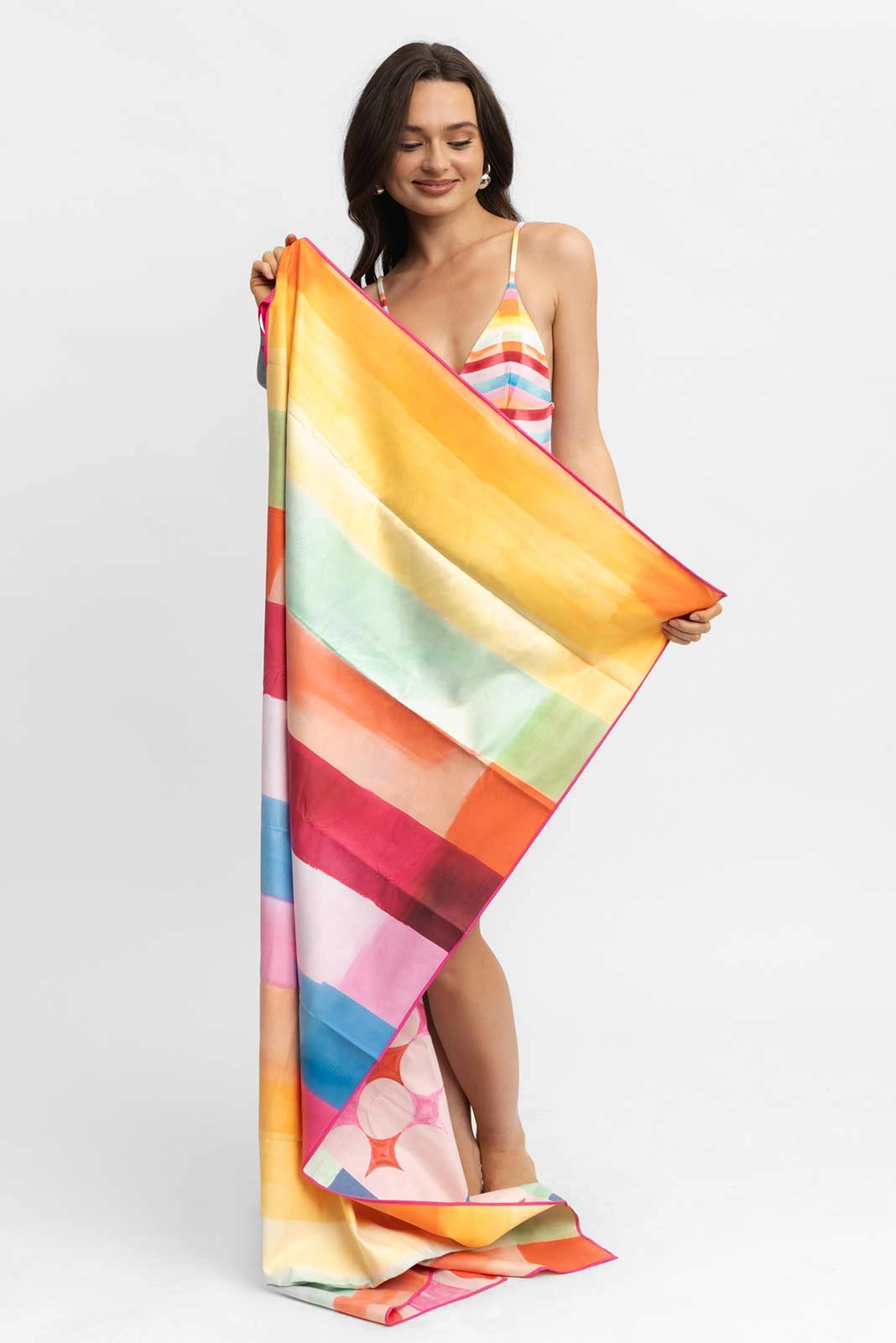 Reversible Packable Beach Towel / Day Trippin' FINAL SALE