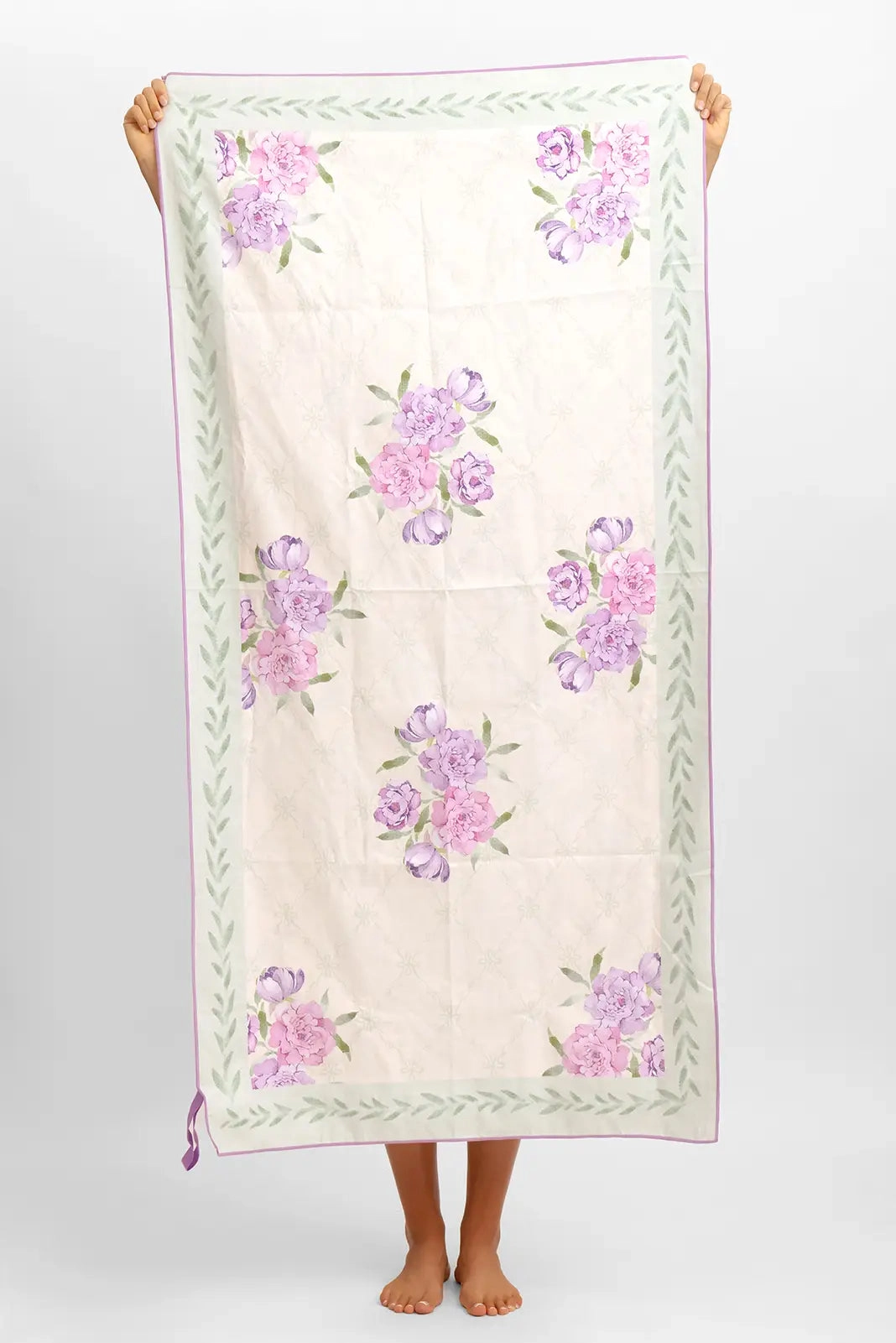 Reversible Packable Beach Towel / Lavender Tea FINAL SALE