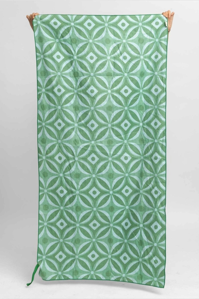 Reversible Packable Beach Towel / Palmera FINAL SALE