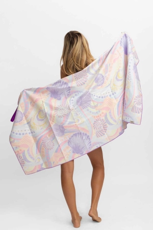 Reversible Packable Beach Towel / Perla FINAL SALE