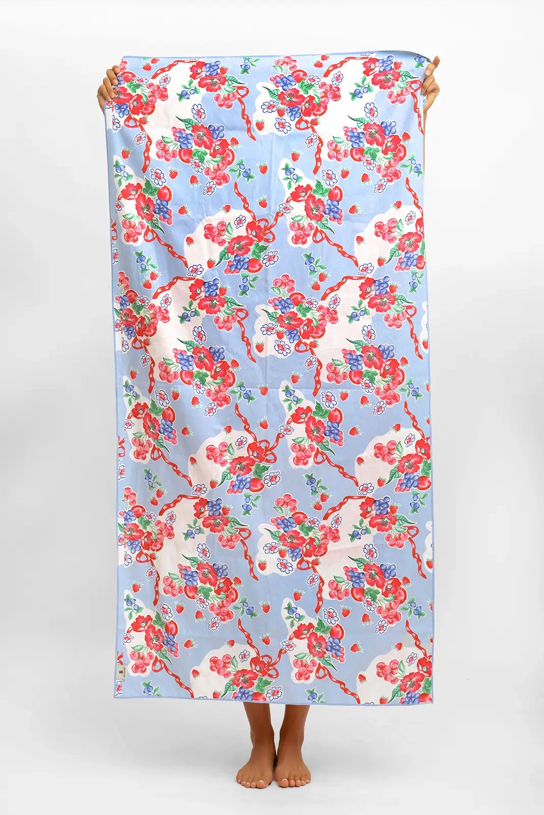 Reversible Packable Beach Towel / Summer Berries FINAL SALE