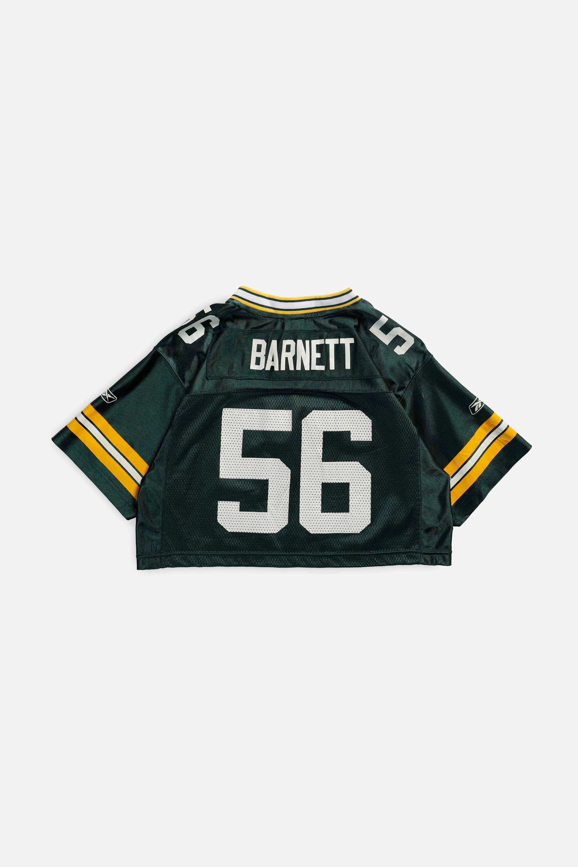 Rework Green Bay Packers Crop NFL Jersey - M