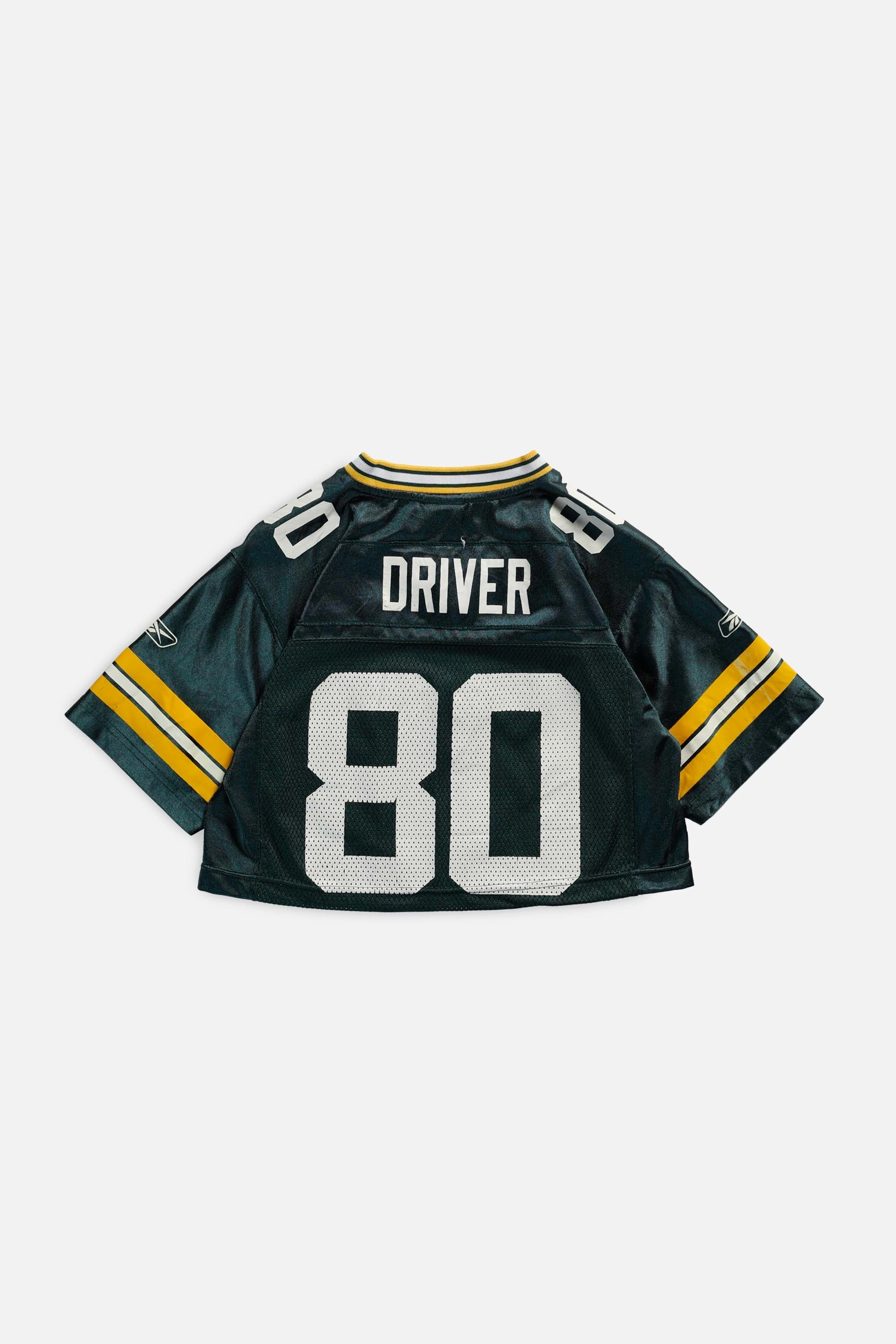 Rework Green Bay Packers Crop NFL Jersey - XS