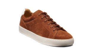 Skylar - Camel Suede White