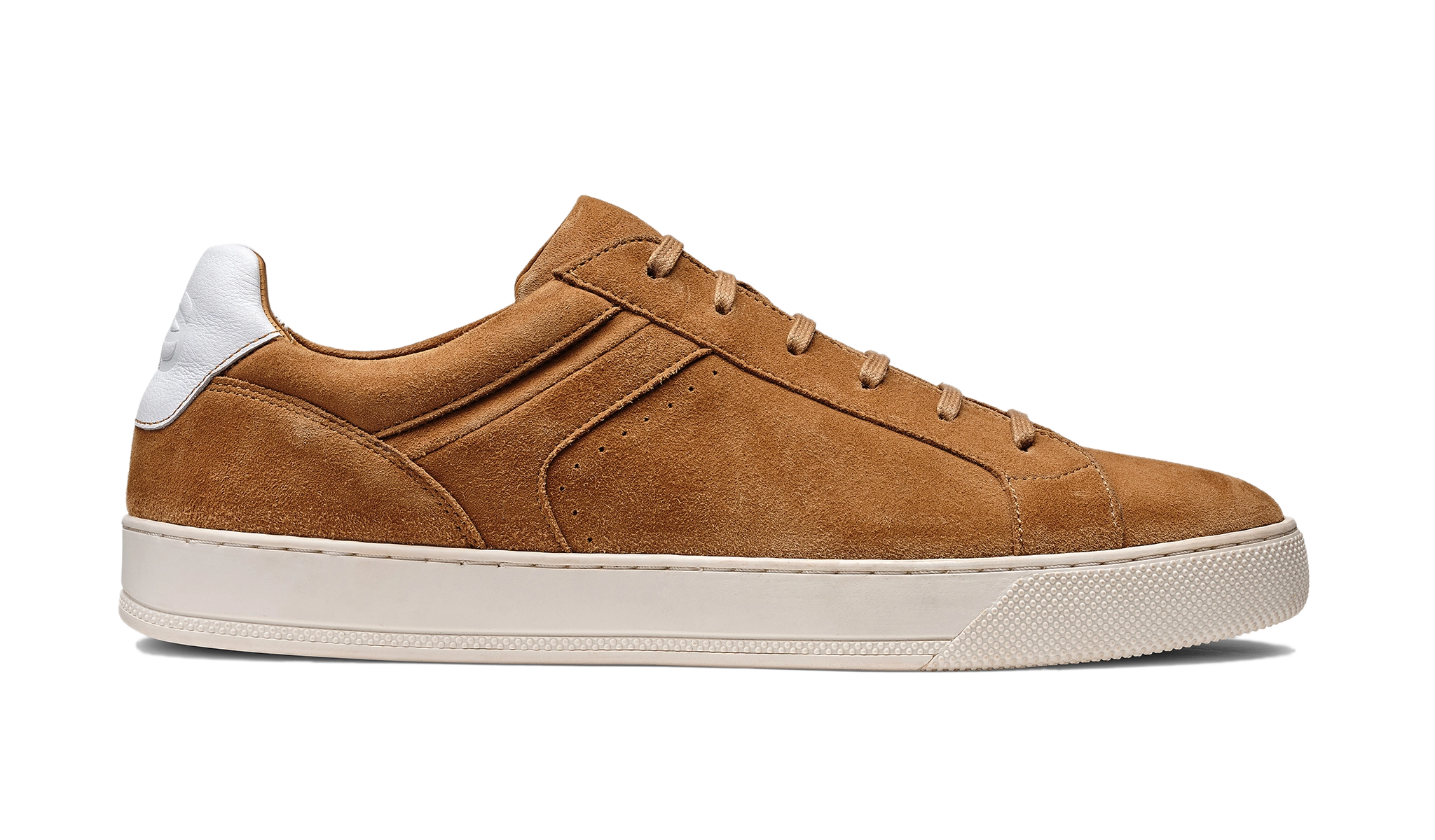 Skylar - Copper Suede White Tab