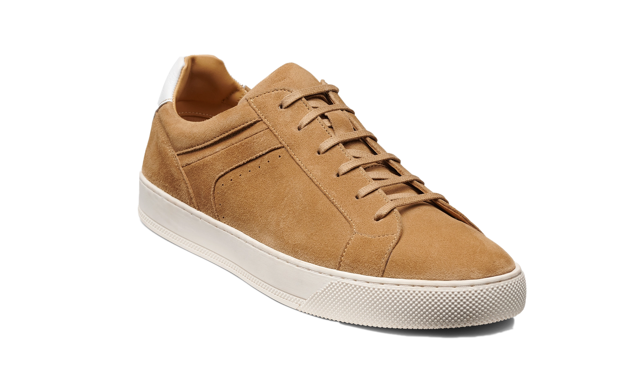 Skylar - Copper Suede White Tab