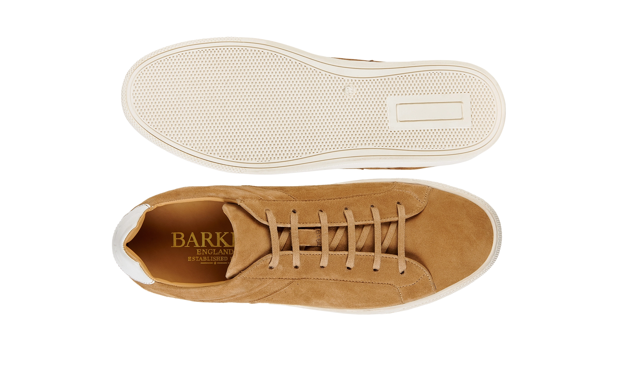 Skylar - Copper Suede White Tab