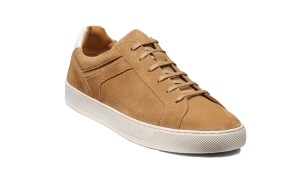 Skylar - Copper Suede White Tab