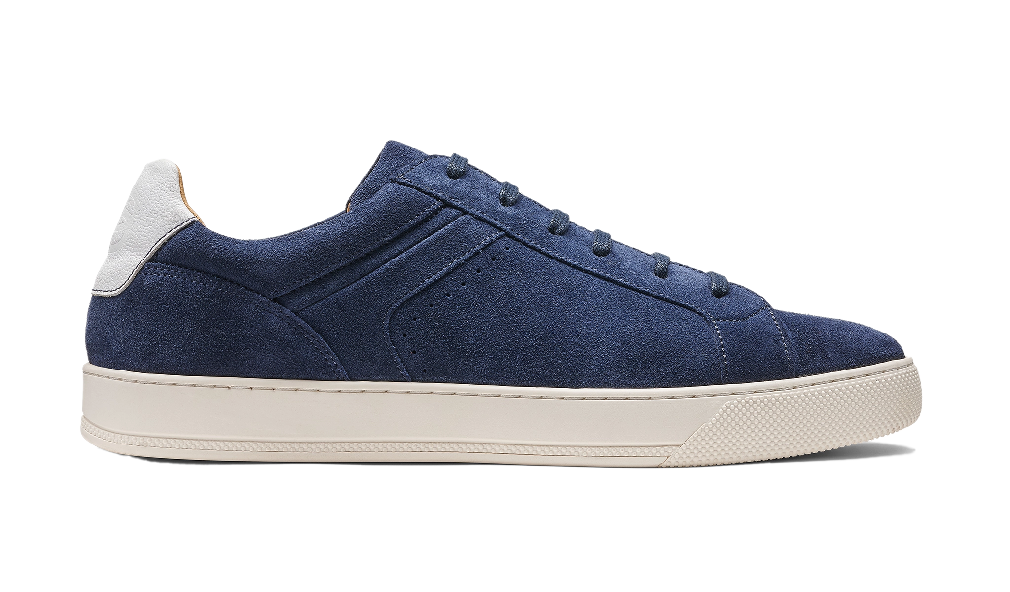 Skylar - Navy Suede White
