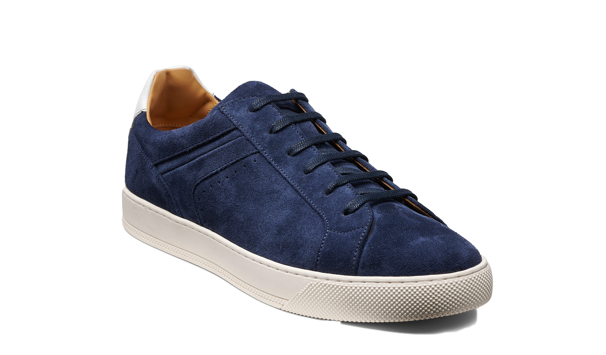 Skylar - Navy Suede White