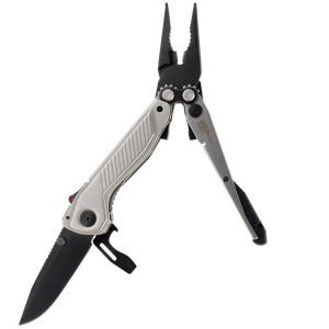 SOG Multi-Tool - Flash MT CRYO D2 Silver and Black Stainless Steel Blade | 29-55-01-41