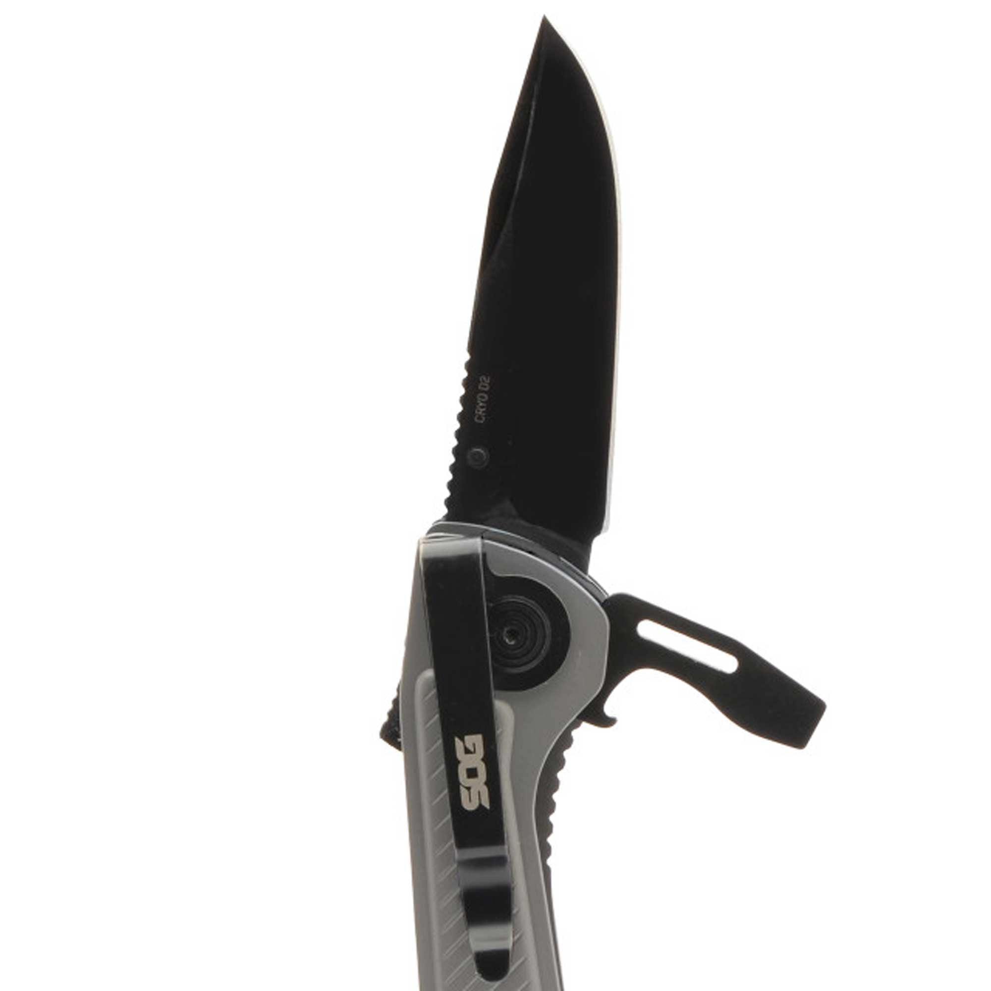 SOG Multi-Tool - Flash MT CRYO D2 Silver and Black Stainless Steel Blade | 29-55-01-41