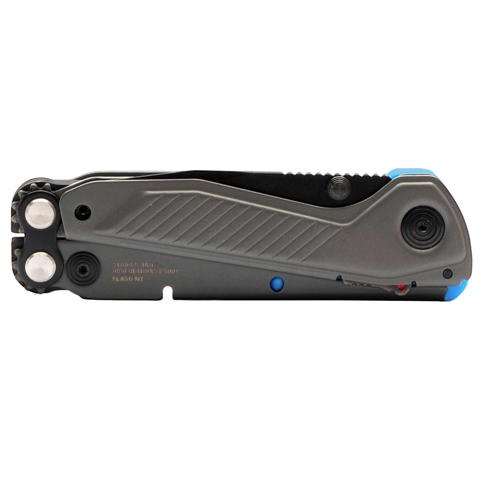 SOG Pliers - Flash MT Black Oxide Steel Clip Point Blade with SS Handle | 29-55-02-41