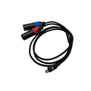 Strauss & Wagner Bond Dual 3-pin XLR Male to USB-C Male Upgrade Cable