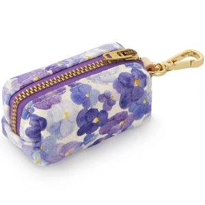 The Foggy Dog Leash Bag Pressed Pansies Dog Leads