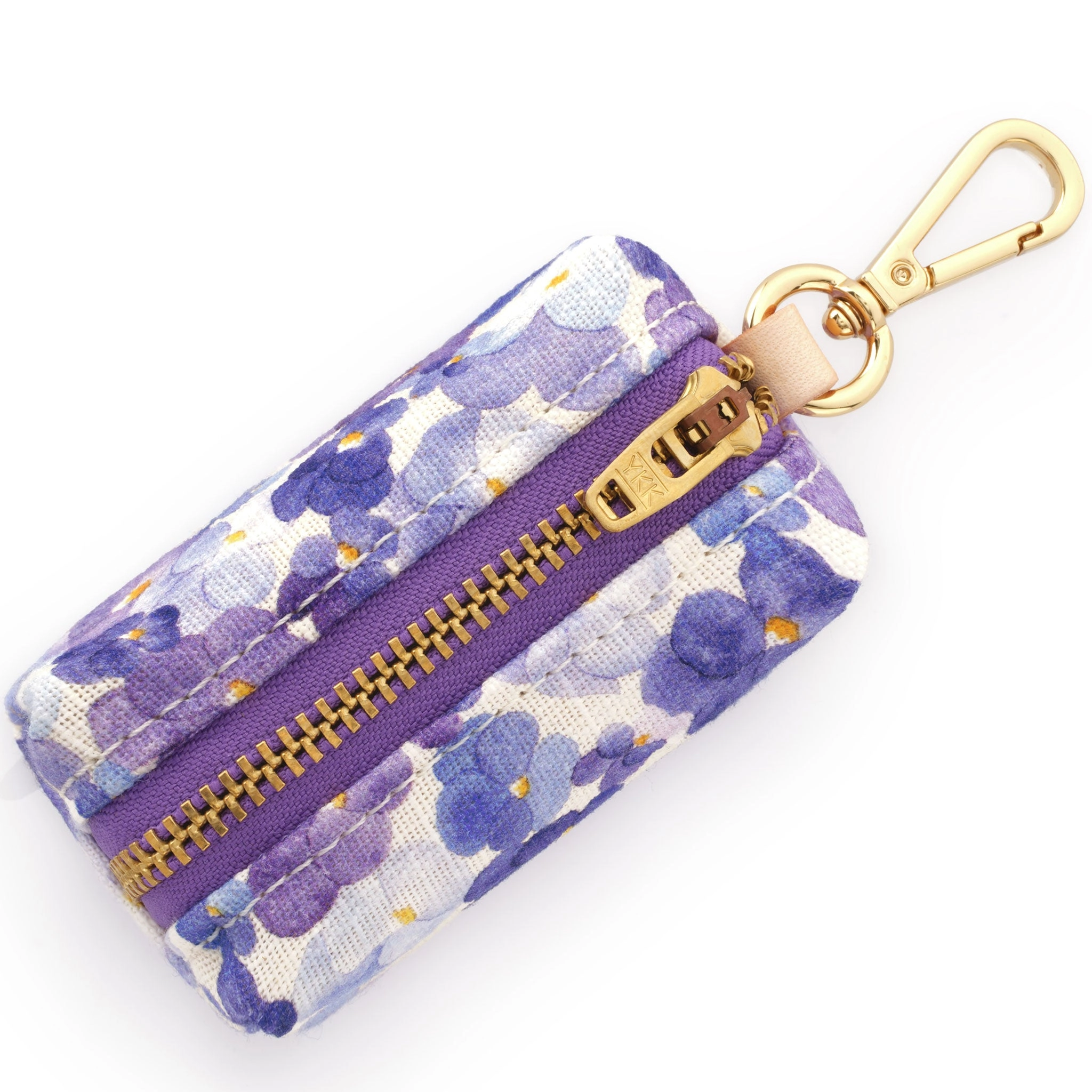 The Foggy Dog Leash Bag Pressed Pansies Dog Leads