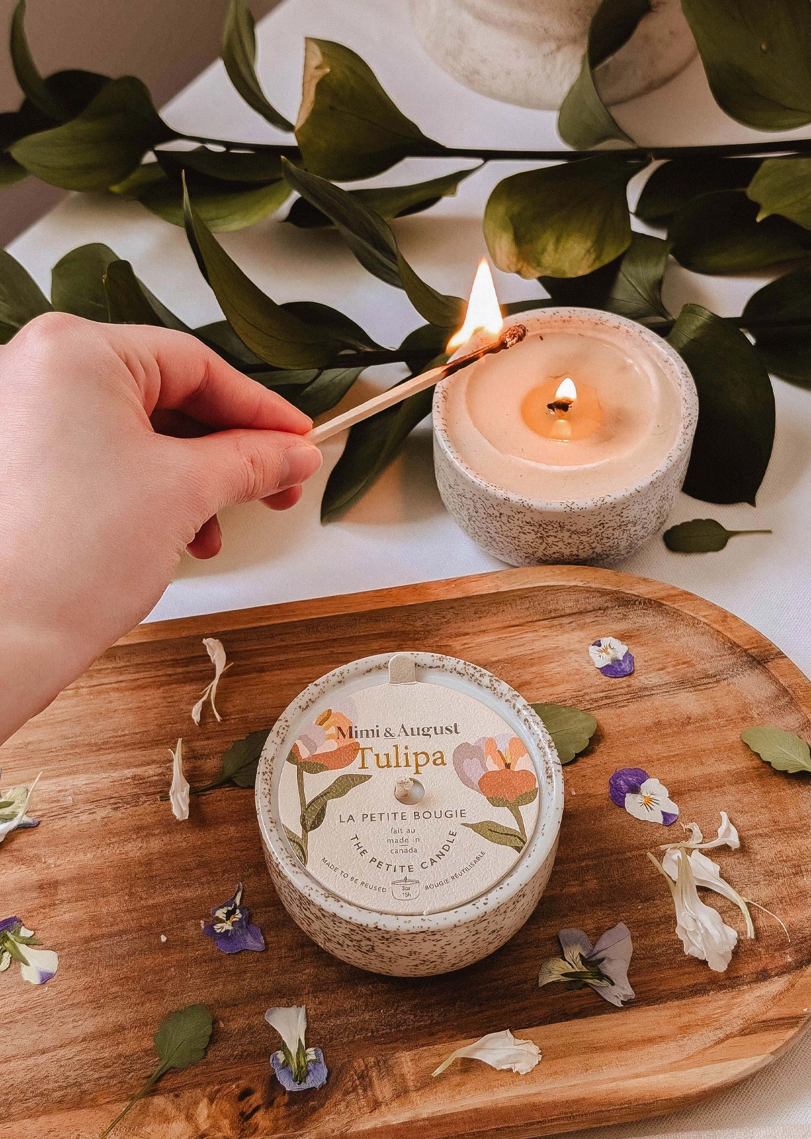 Tulipa - Reusable Candle