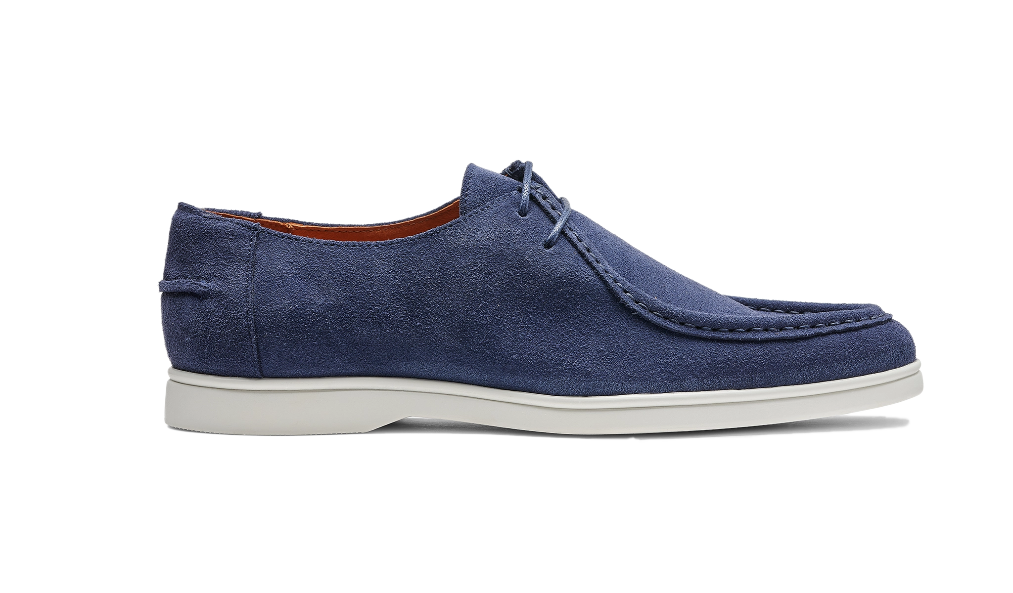 Vigo - Navy Suede White Sole